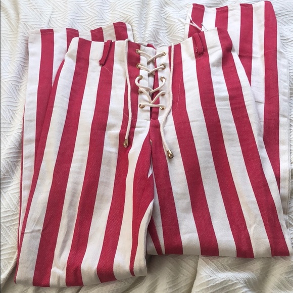 Jagger And Stone Red Thelma Pants 